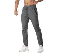 Pantaloni da uomo in stile retrò, slim fit, con coulisse, sportivi, per attività all'aria aperta, per il tempo libero, moderni, comodi, eleganti, leggeri, libertà di movimento, vestibilità elegante