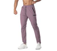Pantaloni da uomo in stile retrò, slim fit, con coulisse, sportivi, per attività all'aria aperta, per il tempo libero, moderni, comodi, eleganti, leggeri, libertà di movimento, vestibilità elegante