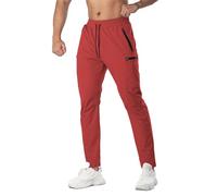 Pantaloni da uomo in stile retrò, slim fit, con coulisse, sportivi, per attività all'aria aperta, per il tempo libero, moderni, comodi, eleganti, leggeri, libertà di movimento, vestibilità elegante