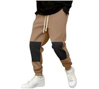 Pantaloni da uomo Pantaloni della tuta per uomo Sport Palestra Corsa Pieghettato Gamba Dritta Gamba Polsino Inverno Pantaloni Autunno 2025, T-392 Cachi, L