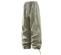 Pantaloni da uomo per attività all'aria aperta, pantaloni da paracadutismo Y2K, ad asciugatura rapida, con tasche, gamba dritta, pantaloni da lavoro, pantaloni da uomo, traspiranti, per il tempo