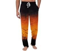 Pantaloni da uomo per Halloween, abbigliamento da casa da uomo | Pantaloni da notte morbidi comodi pantaloni da salotto di Halloween con coulisse pantaloni da jogging con tasca per