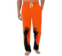 Pantaloni da uomo per Halloween, abbigliamento da casa da uomo | Pantaloni da notte morbidi comodi pantaloni da salotto di Halloween con coulisse pantaloni da jogging con tasca per