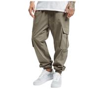 Pantaloni da uomo per tutto l'anno, casual, tinta unita, con tasche, tuta alla moda, spiaggia, gamba dritta, fitness, pantaloni sportivi con tasche pantaloni da pescatore uomo, verde, XL