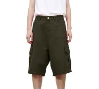 Pantaloni da Uomo Regular, Pantaloncini da Skateboard (Army Green, S)