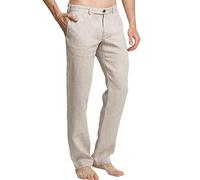 Pantaloni da uomo slim fit, blu chino, da uomo, elasticizzati, business, da golf, dritti, in tinta unita, per il tempo libero, stile vintage, elasticizzati, da trekking, comodi pantaloni da jogging