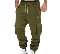 Pantaloni da Uomo Slim Fit Palestra Pantaloni Tuta Running Lunghi Elasticizzati Slim Fit Pantaloni Cargo Leggero Cotone Corsa Jogging Pantaloni Cotone Larghi Corsa Pantaloni Casual Trousers Uomo