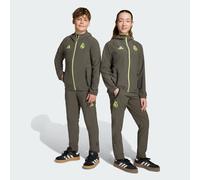 Pantaloni da viaggio Real Madrid Tiro 25 Competition Vis Tech Bambini Utility Grey / Semi Frozen Yellow 13-14A