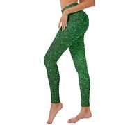 Pantaloni da Yoga a Vita Alta con Stampa del Giorno di San Patrizio per Leggings da Donna Collant a Compressione Yoga Running Fitness Leggings a Vita Alta Scritte