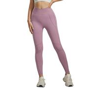 Pantaloni da yoga da donna 2026, con tasche per un allenamento comodo, morbidi ed elastici, opachi, in tinta unita, Colore: rosa., M