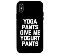 Pantaloni da yoga Give Me Yogurt Pants - Funny Daying Sarcastico Men Custodia per iPhone X/XS