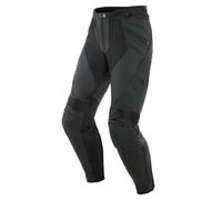 Dainese Pony 3, pantaloni in pelle perforati 56 male Nero Opaco