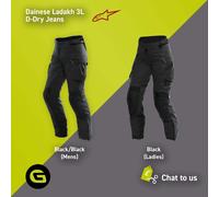 DAINESE DAINESE - Pantaloni Ladakh 3L D-Dry Nero / Nero 52