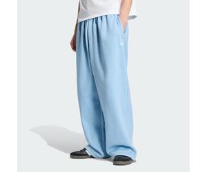PANTALONI DEL TRIFOGLIO ESSENTIALS MELANGE OVERSIZE CON ORLO APERTO Light Blue Mel XL