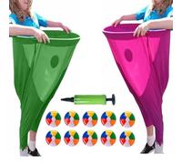 Pantaloni della nonna oversize da gioco all'aperto, pantaloni della nonna da gioco da giardino con palline rimbalzanti e pompa, pantaloni della nonna da gioco all'aperto for feste di famiglia, riunion