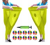 Pantaloni della nonna oversize da gioco all'aperto, pantaloni della nonna da gioco da giardino con palline rimbalzanti e pompa, pantaloni della nonna da gioco all'aperto for feste di famiglia, riunion