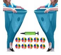 Pantaloni della nonna oversize da gioco all'aperto, pantaloni della nonna da gioco da giardino con palline rimbalzanti e pompa, pantaloni della nonna da gioco all'aperto for feste di famiglia, riunion