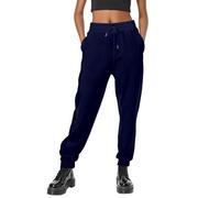 Pantaloni della tuta casual larghi con fondo stretto Pantaloni della tuta da donna Vestibilità ampia Sport Attivo con tasche Joggers Vestibilità rilassata Pizzo Atletico Solido Pantaloni morbidi