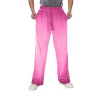 Pantaloni della tuta da uomo a gamba dritta a gamba larga in pile western con fondo aperto joggers corsa atletica vestibilità rilassata pantaloni a gamba larga in cotone con tasche gamba aperta
