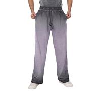 Pantaloni della tuta da uomo a gamba dritta a gamba larga in pile western con fondo aperto joggers corsa atletica vestibilità rilassata pantaloni a gamba larga in cotone con tasche gamba aperta