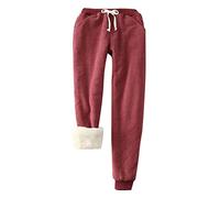 Pantaloni della tuta da uomo in velluto plus size pantaloni da uomo tinta unita pantaloni foderati in pile pantaloni primaverili casual leggings Harun inverno caldo, vino, L