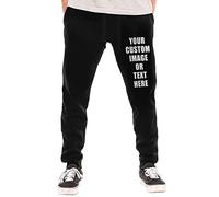 Pantaloni della tuta da uomo personalizzati Aggiungi il tuo logo Design Personalizzato Joggers Sweat Pants, Donna Custom-nero, 41-44.5