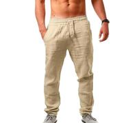 Pantaloni della tuta da uomo Slim Fit Stretch Track Pants Straight-Fit Flat-Front Joggers Classic Activewear Pantaloni da palestra Pantaloni da corsa Elastico in vita Pantaloni con coulisse Pantaloni