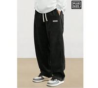 Pantaloni della tuta in velluto a coste da uomo, nuovi per l'autunno e l'inverno, casual e retrò, di moda, taglio largo, adatti per lo shopping, le uscite e l'uso quotidiano casual, taglia massima fin