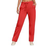 Pantaloni della tuta larghi da donna a gamba larga casual alti attivi pantaloni da yoga con fondo aperto inverno autunno gambe larghe gamba dritta gamba aperta pantaloni della tuta a vita alta