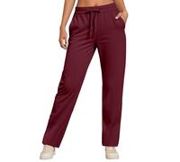 Pantaloni della tuta larghi da donna a gamba larga casual alti attivi pantaloni da yoga con fondo aperto inverno autunno gambe larghe gamba dritta gamba aperta pantaloni della tuta a vita alta