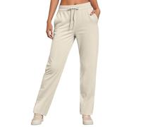 Pantaloni della tuta larghi da donna a gamba larga casual alti attivi pantaloni da yoga con fondo aperto inverno autunno gambe larghe gamba dritta gamba aperta pantaloni della tuta a vita alta