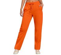 Pantaloni della tuta larghi da donna a gamba larga casual alti attivi pantaloni da yoga con fondo aperto inverno autunno gambe larghe gamba dritta gamba aperta pantaloni della tuta a vita alta