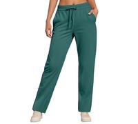 Pantaloni della tuta larghi da donna a gamba larga casual alti attivi pantaloni da yoga con fondo aperto inverno autunno gambe larghe gamba dritta gamba aperta pantaloni della tuta a vita alta