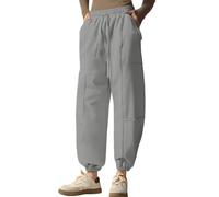 Pantaloni della tuta larghi larghi da donna casual in tinta unita comodi con tasche joggers vestibilità ampia Sport 2025 pantaloni morbidi a vita media pantaloni da yoga attivi pantaloni da salotto