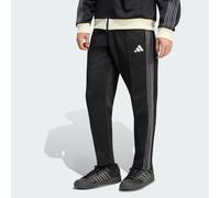 adidas Uomo Stadium Regular Fit Pique Full Length Open Hem Trackpants Pants, Black, M