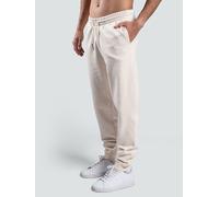 Pantaloni della tuta unisex BrainMax in cotone biologico, crema Felpa in cotone biologico per uomo e donna Dimensione: L