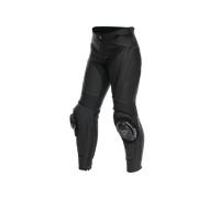 PANTALONI DELTA 4 LEATHER PANTS WMN BLACK BLACK | DAINESE | NUOVO - MotoCharlie