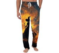 Pantaloni di Halloween da uomo, pantaloni pigiama da uomo | Pantaloni da notte morbidi elastici comodi pantaloni di Halloween pantaloni elastici in vita con tasche per l'uso quotidiano