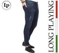 Pantaloni di jeans skinny fit da uomo LONG-PLAYING elasticizzati pantaloni...