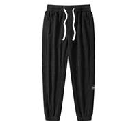 Pantaloni di Lino Uomo Larghi Termici Felpati della 3 Pinocchietto Relaxed Acetato Ampio Svasati Libero Fibbie Jean Americani Strettissimi Beach Bande Riga Maglia Tailandesi