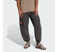 adidas Homme Audi Formula One Team Elevated Woven Pant, Utility Black/Hi-RES Red, S
