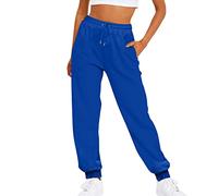 Pantaloni Donna Cotone della Tuta in Casual Lunghi Pantalone Felpati Jogger Leggeri Classico Fitness Running Sportiva da Yoga Comodi