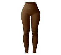 Pantaloni Donna Eleganti Leggings Sportivi filettati Pantaloni Senza Cuciture Pantaloni da Yoga Europei e Americani Pantaloni da Fitness a Vita Alta Abbigliamento da Pantaloni Donna Vita Alta (B, S)
