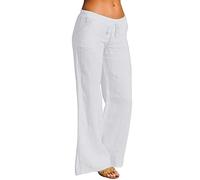 Pantaloni Donna Estivi Curvy Eleganti Pantaloni Tuta Donna Larghi Dimensione Danza Pantaloni Donna Estivi Leggeri Comodi Curvy Pantaloni Donna Eleganti Estivi Rossi