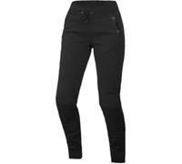 Macna Niche Le signore moto tessile pantaloni, nero, taglia L per donne