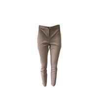Pantaloni Dritti Beige Roberta Da Donna Marina Rinaldi Taglia 6W/15 NWT