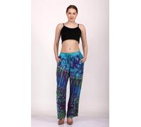 Pantaloni dritti donna casual tie dye con tasca pigiama elastico lotto misto ...