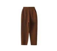 Pantaloni Dritti Dritti Della Signora di Modo Caldo Del Cashmere Solido Vita Pantaloni 100% Cashmere Delle, 2, M