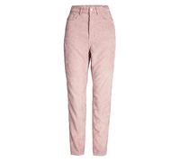 Pantaloni dritti in velluto a coste a vita alta stile ragazza pantaloni casual rosa primavera, rosa, XL