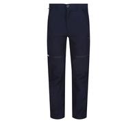 Regatta Kids' Highton Stretch Zip off Walking Trousers, Pantaloni da Escursionismo Bambino, Navy,